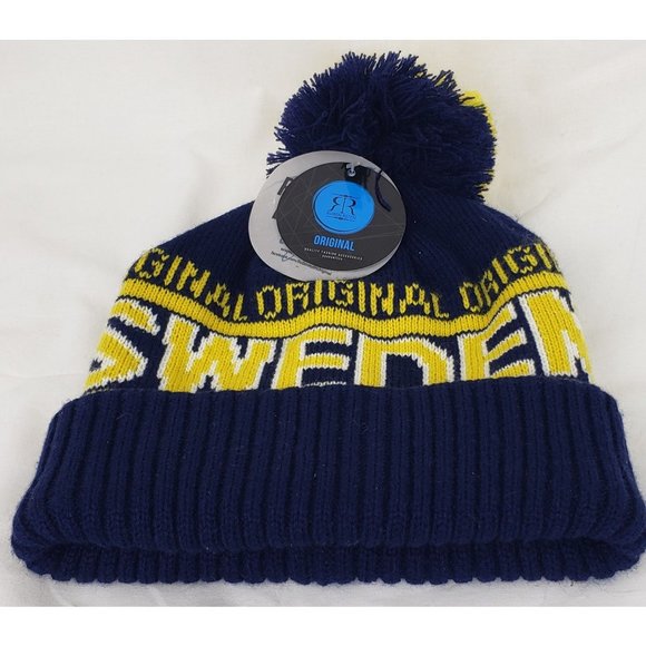 Robin Ruth ~ NWT ~ Sweden Super Chunky Bobble Beanie Hat w/Pompom - Picture 5 of 8